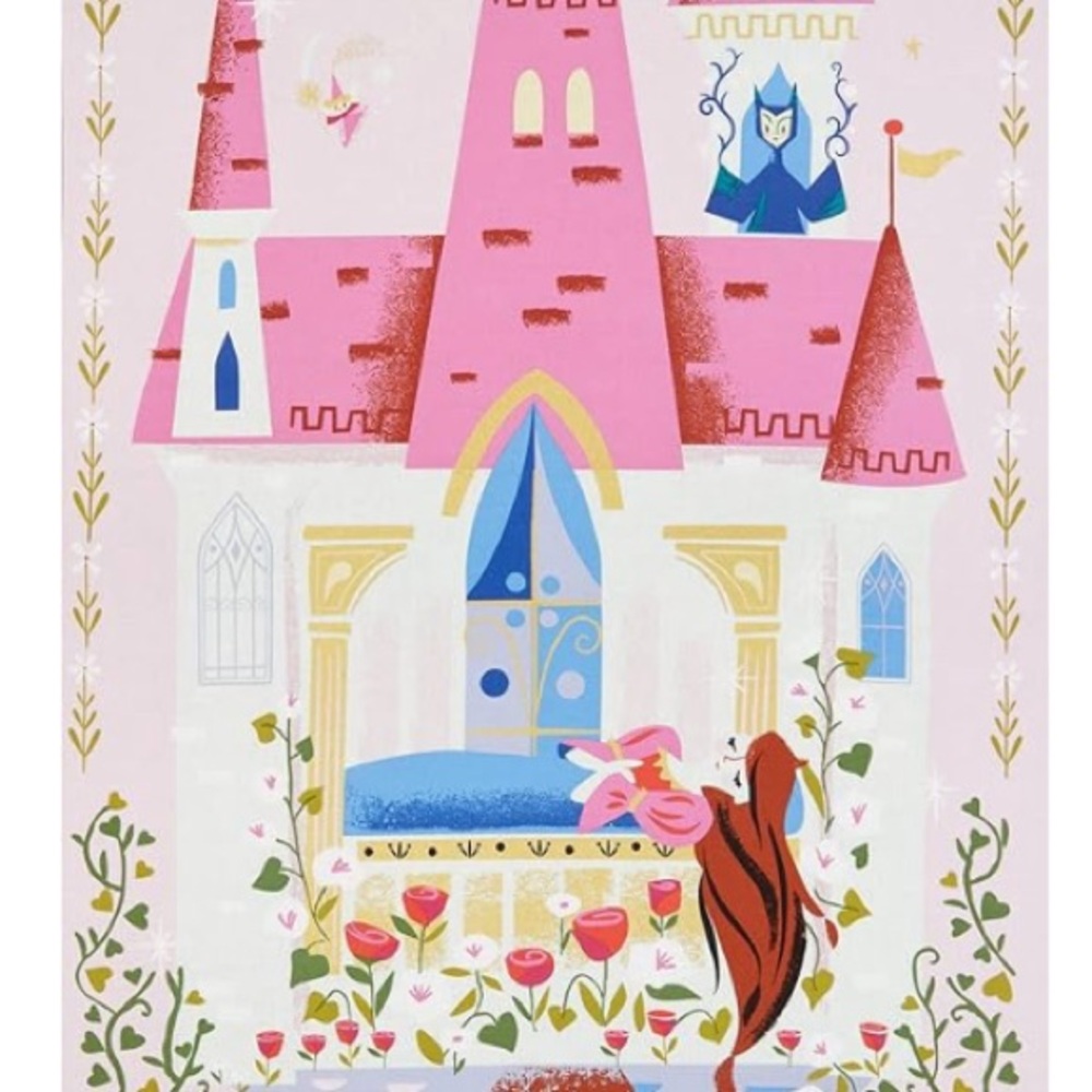 Little Briar Rose Quilt Panel